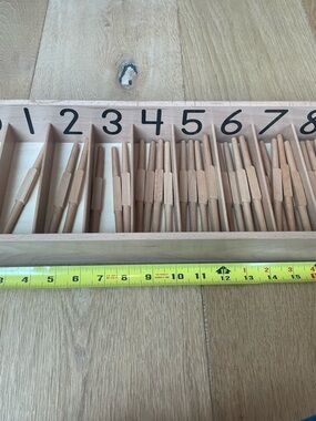 Adena Montessori Spindle Box